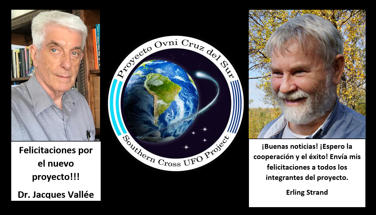 Arriba: salutaciones del Dr.Jacques Vallée y Erling Strand (a nivel internacional) y abajo, del pionero de la Ufología Argentina, Profesor Oscar Uriondo. Todas ellas enaltecen al Proyecto. Arriba: salutaciones del Dr.Jacques Vallée y Erling Strand (a nivel internacional) y abajo, del pionero de la Ufología Argentina, Profesor Oscar Uriondo. Todas ellas enaltecen al Proyecto.